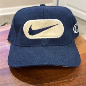 Penn state Nike Blue and Cream Hat with Iconic Swoosh